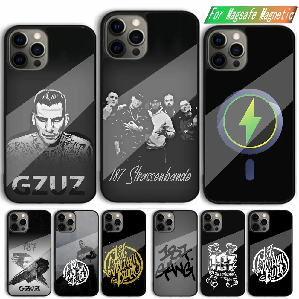 187 S-Strassenbande Music Phone Case For iPhone 15,14,13,12,11,Plus,Pro,Max Mini Magsafe Magnetic Wireless Charging