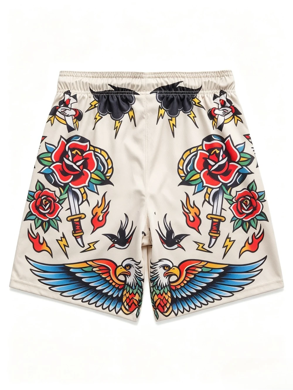Hochwertige, modische 3D-Druck-Shorts für Herren, atmungsaktiv, schnell trocknend, für Outdoor, Straße, Fitness, Harajuku, Urlaub, Strand, Eltern-Kind-Shorts – Detail 7
