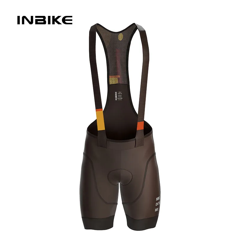 INBIKE Men's Cycling Strap Shorts MTB 2025 Summer New Sweat-Wicking Breathable Professional Road Bike Mountain Bike Clothing