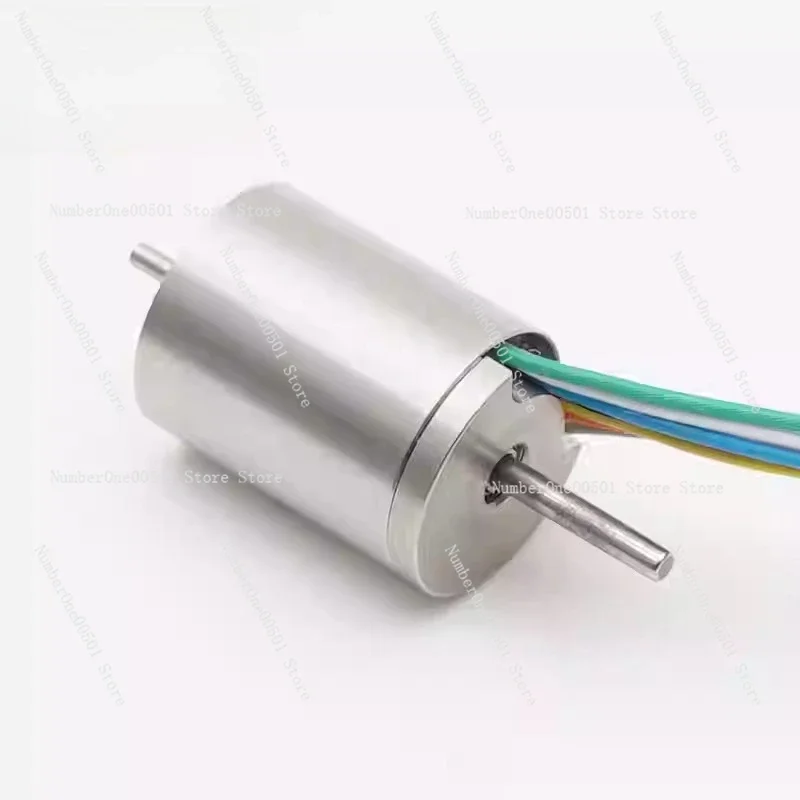 12Mm Brushless Motor, Double Shaft 7.4V Large Torque with Encoder 1215 Hollow Cup Brushless Motor