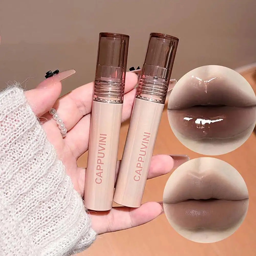 Mocha Brown Peel Off Lip Tint Makeup Peel Off Dye Lipstick Waterproof Lip Stain Cosmetics Matte Rose Lip Gloss Tear-off Kor C3Y5