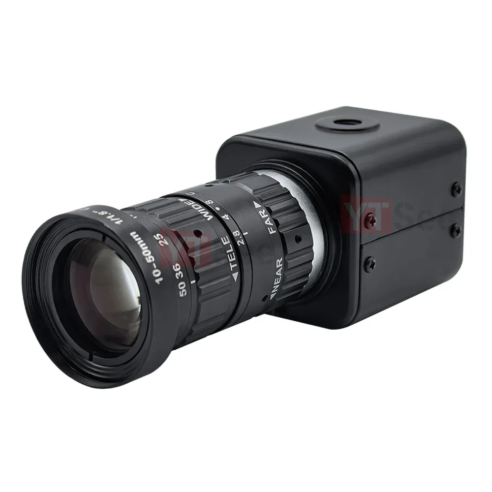 HD 1080P60FPS 3G-SDI/CVBS Output Camera 10-50mm Zoom Lens Night Vision Low Latency Industrial Cameras CCTV Security System 2