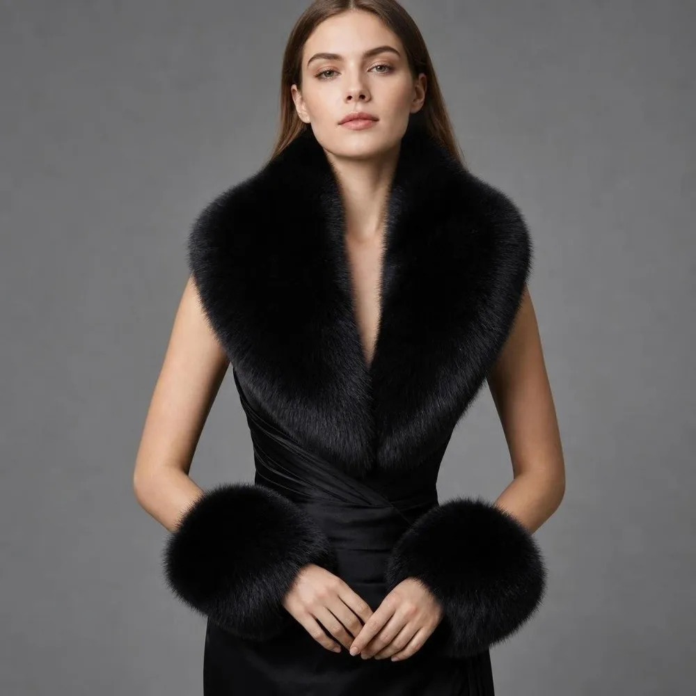 versatile-warm-texture-faux-fur-scarf-shawl-detachable-soft-touch-collar-cuffs-set-fluffy-lightweight-neck-warmer-evening-date