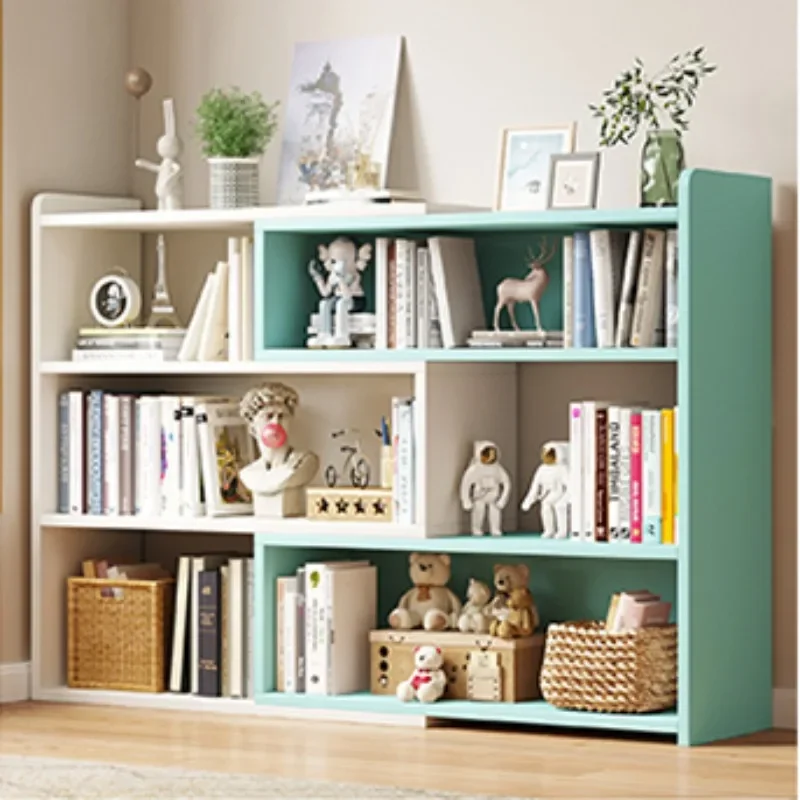 Modern Bedroom Cube Book Corner Bookcases Shelves Children Plant Multifunction Bookcases Standing Libreria Living Room Furniture