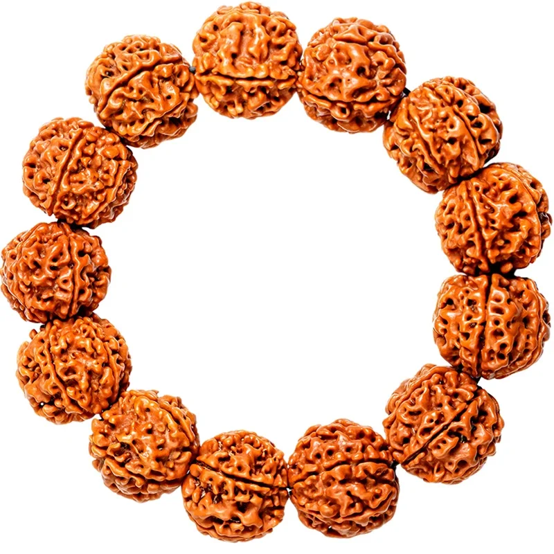 Bodhi Seeds Bracelet Male Nepal King Kong 6 Six-Petal Dragon Pattern Original Seed Crafts Accessories Rosary Single Circle