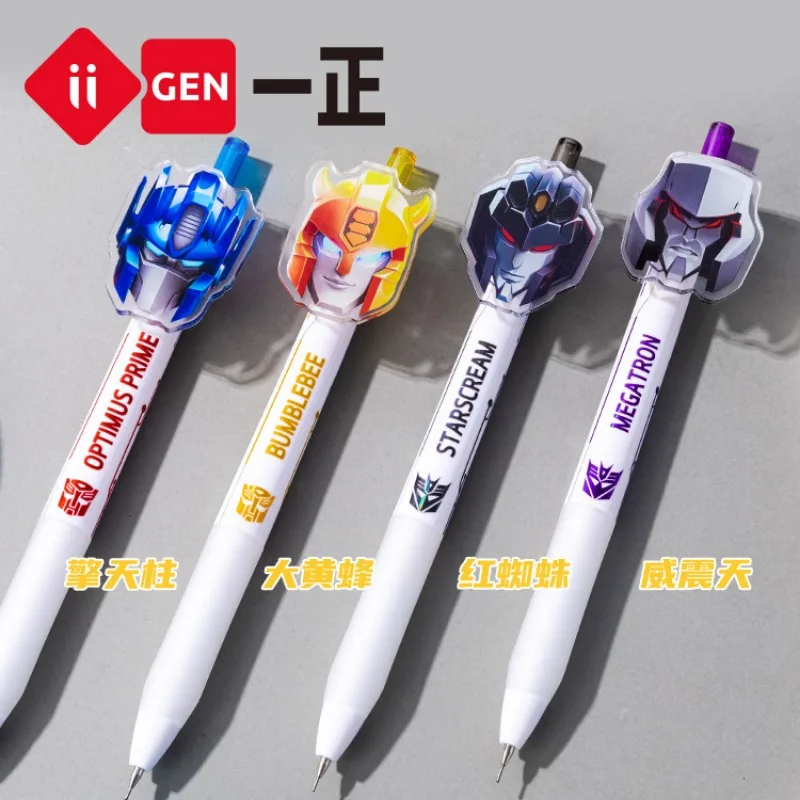 Iigen Yizheng 0.5mm Transformers Mechanical Pencil Anime Cartoon Students Art Drawing Automatic Pencils Stationery Office Gifts