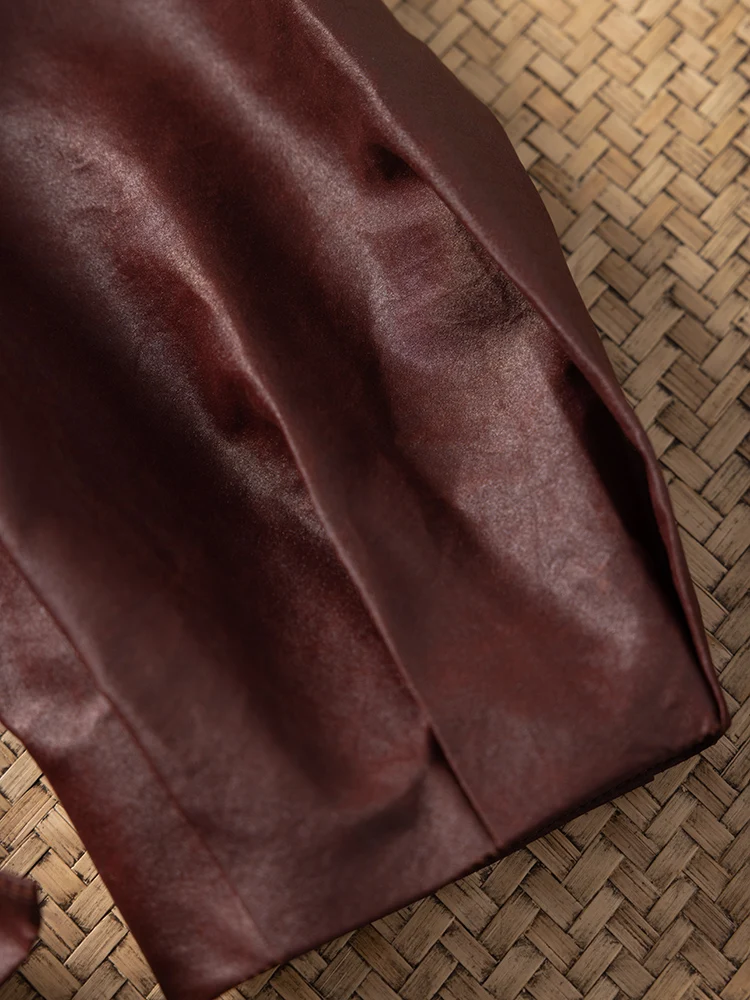 Chaqueta de mujer minimalista con cuello en V, estilo extremadamente Simple, 100% chino, seda de morera Natural, Jacquard, diseño de hilo de nube roja