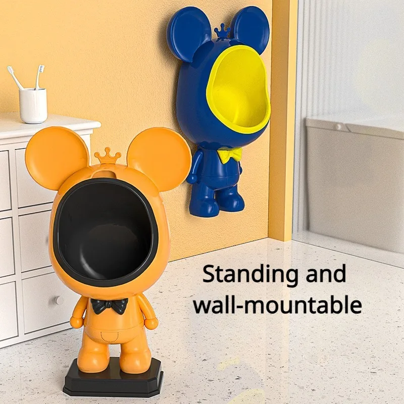 Potty Training Urinal for Toddler Pee Standing Urinals for Boys Funny Animal Wall-Mounted Toddler Toilet Removable easy to Clean