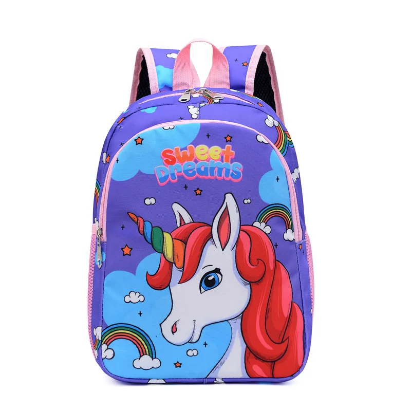 Boy Girl Cartoon Unicorn Schoolbags Lager Capacity School Backpack Kindergarten Primary School Backpacks Kawaii Kids Bag