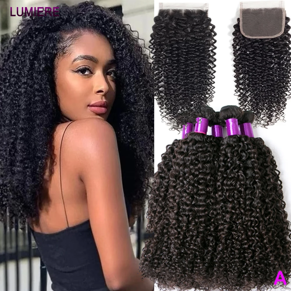 

18A Монгольские афро-кудрявые вьющиеся человеческие волосы, пучок с HD-прозрачной кружевной фронтальной застежкой и пучком натуральных необработанных волос, расплавленная кожа