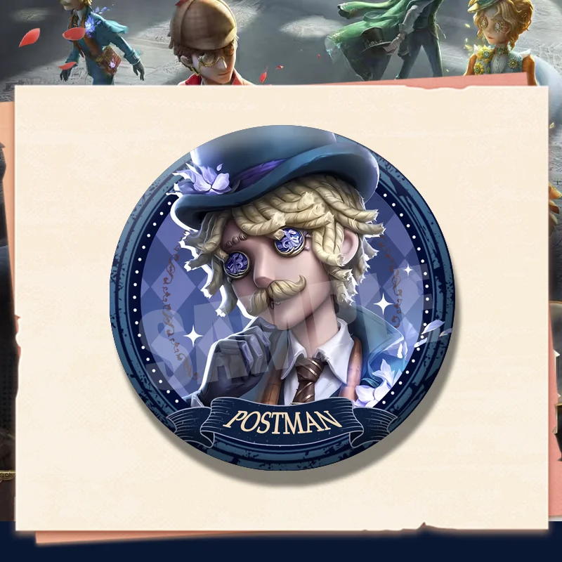 لعبة الشخصية الخامسة الطرفية أنيمي الربط فارس الرواية الصحفي ساعي البريد 75 مللي متر فلاش مزدوج شارة كبيرة قلادة هدية