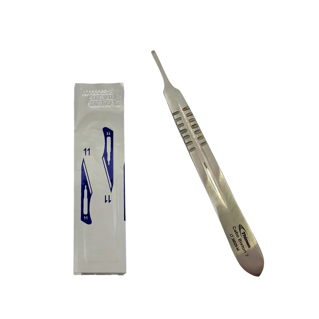 Lamina Scalpel 11 Bioland 20 PCs and 3 Thimon 1 PCs cable