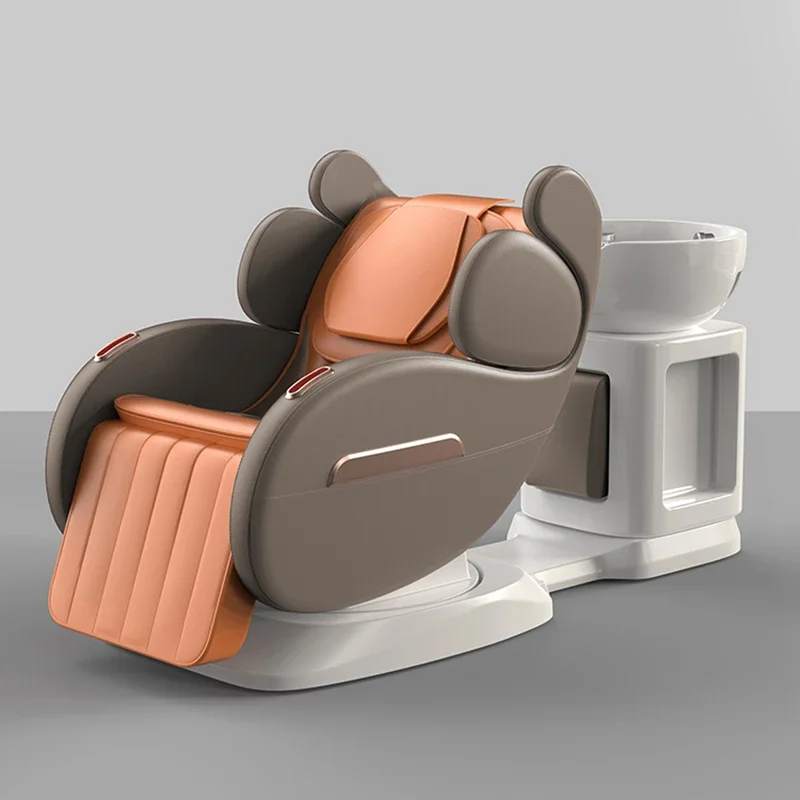 Chaise de lavage de cheveux électrique, Salon de coiffure, Chaise de rasage Simple, shampoing, Chaise de coiffure ergonomique, meubles de Salon de coiffure