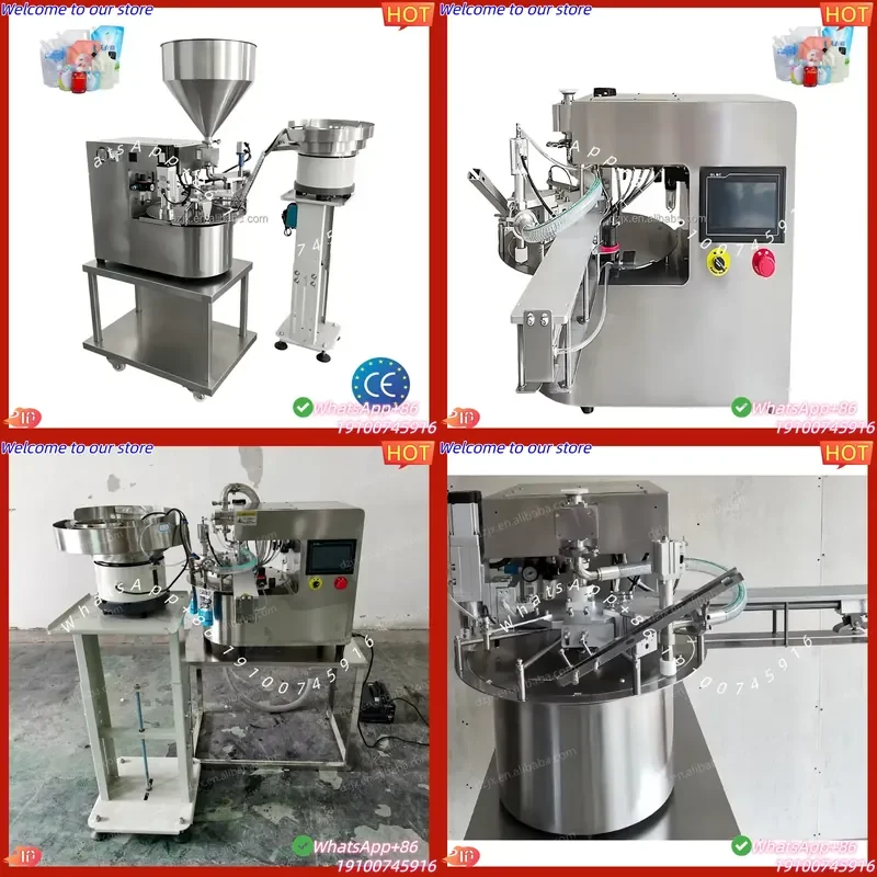 CE Certificate DZJX Spout-pouch-filling-machine Fruit Puree Paste Automatic Spout Bag Pouch Rotary Fill Filling Machine