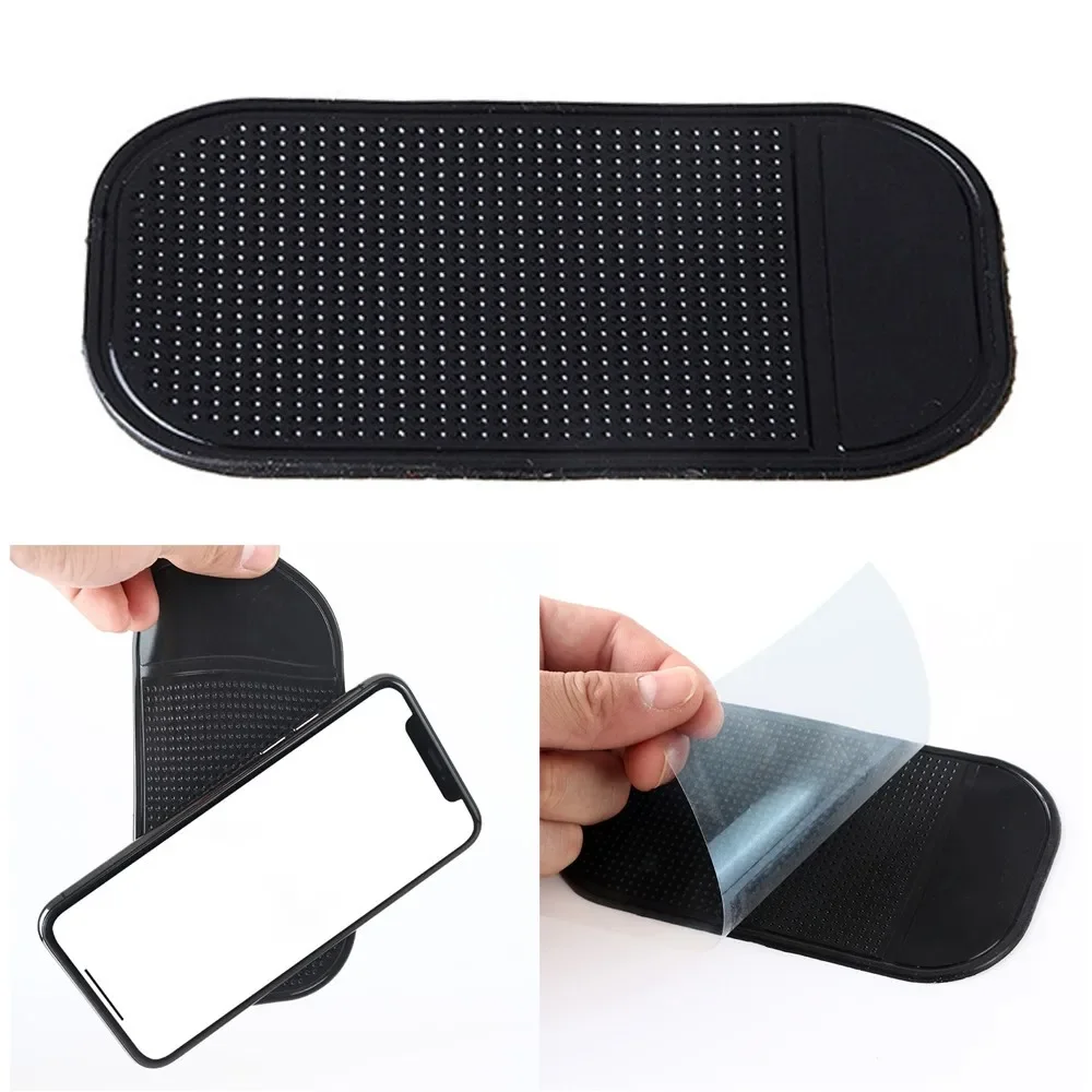 1Pcs 13x7cm Car Non Slip Mat Sticky Anti Slip PVC Pads Heat Resistant Car Dashboard Phone Sunglasses Holder Car Styling view 3