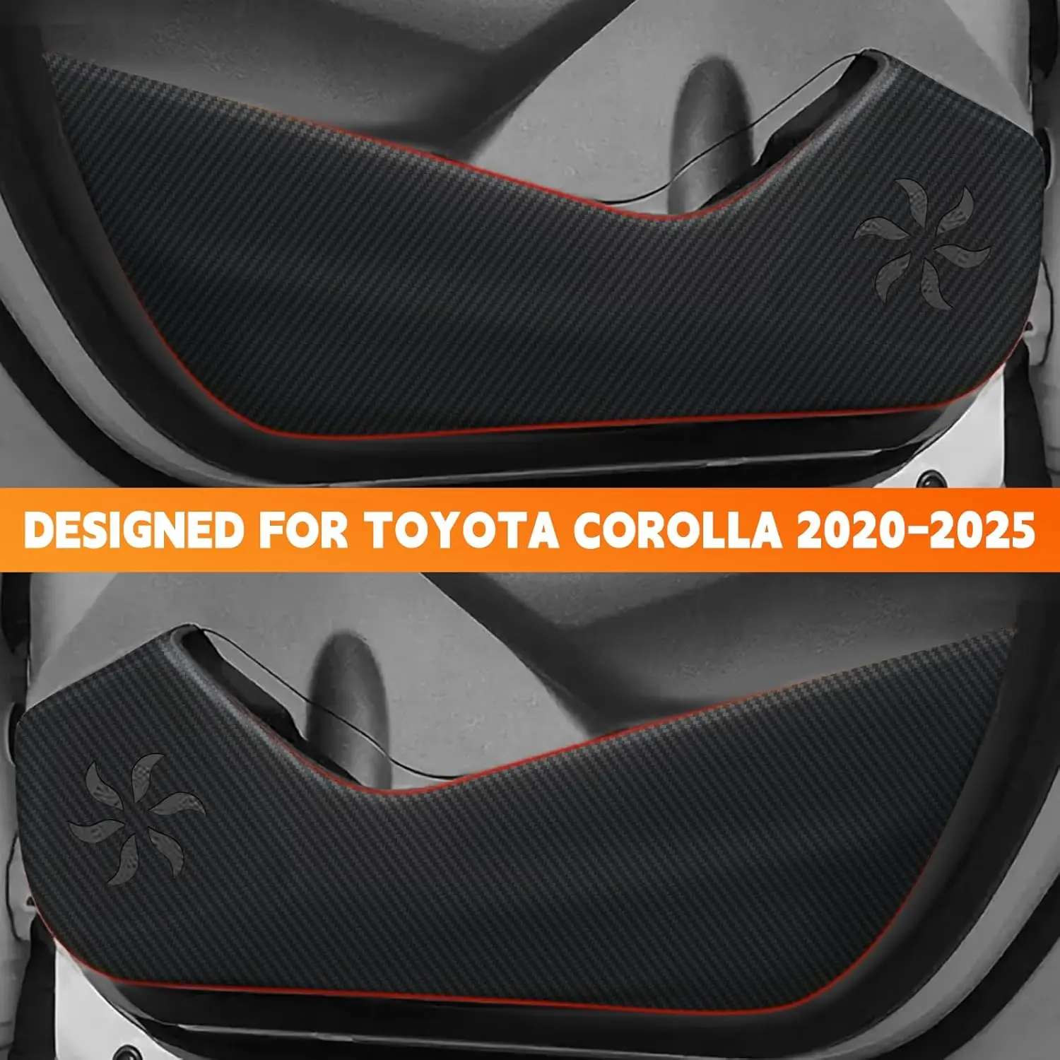 For Toyota Corolla 2020-2025 Interior Anti-Collision Protective Sticker Door Anti-Bump Trim Cover Car Accessories