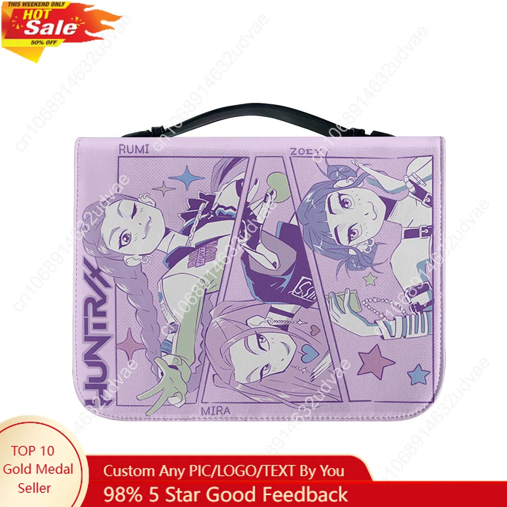 

K-Pop Demon Hunters Bible Bags Christian Personalized Covers Bible Pack Waterproof Leather Bag High Quality Pockets Package