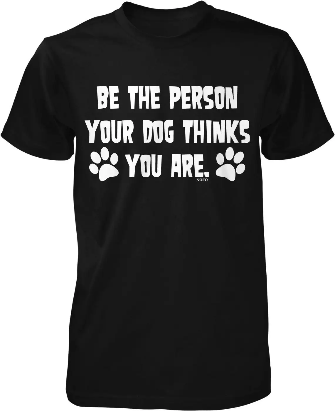 Seja la persona tu perro piensa que eres camiseta para hombre HOOD_00557