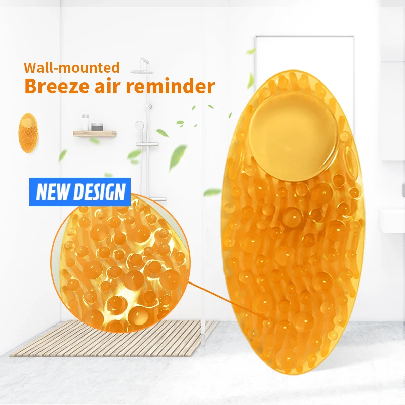 2 Pcs New Air Freshener Aroma Reminder Leaf Shape Wall Hanging Urinal Screen Deodorizer Mats Office Elevator Dining room Toilet