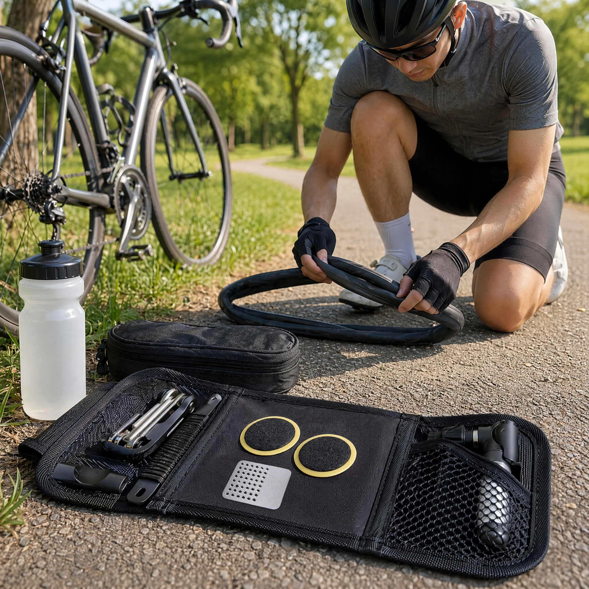 Zestawy bezklejowych łatówek d – Bike Tube Repair Kit recenzja i cena