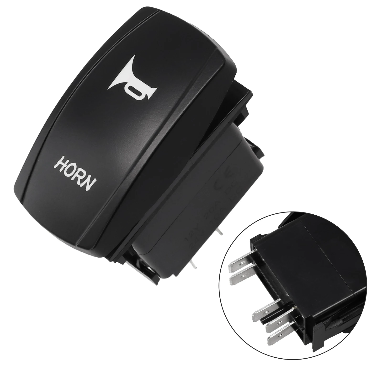 Easy Installation and Operation with Blue LED Toggle Rocker On Off Switch for Car Boat Bell Built in LEDs for Visibility