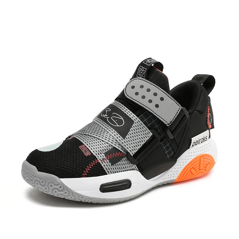 HJSUNFORYOU 2024 Kids Basketball Shoes Black 3