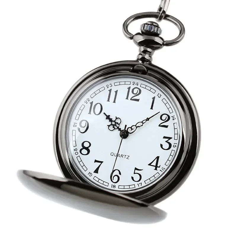 إلى زوجي لا تنسى أبدًا أنني أحبك رواية قلادة ساعة جيب كوارتز للرجال هدية لمحبي الرقم العربي ساعة Reloj #2