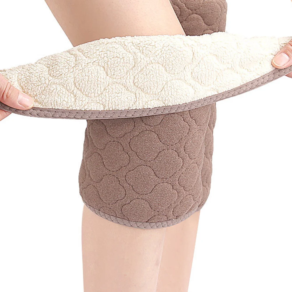 

1Pair Warm Knee Pads Insulated Thermal Knee Warmers Thickened Leg Warmers for Men Women Winter Protective Cover Comfortable Fit