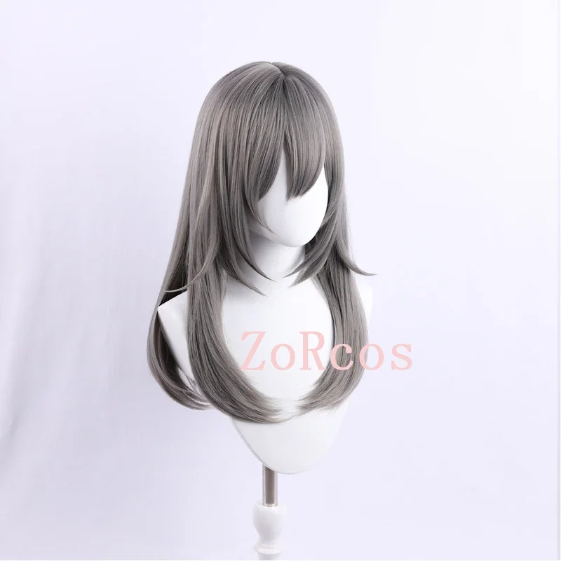 Hokai: Star rail cosplay dropblazer male female cosplay wig Halloween men women Grey hair hookai dropblazer cosplay wig