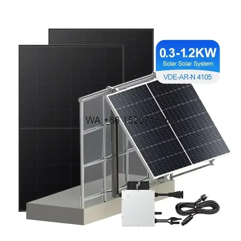 Wmwmnu Plug and Play All in One Balcony Solar System Grid Tie Inverter 800W for Home Energy Storage