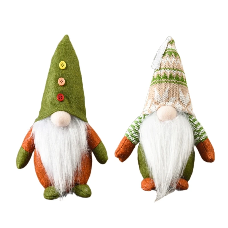 Y1UB Gnome Decorations Dwarf Rudolph (Christmas Thanksgiving Elves