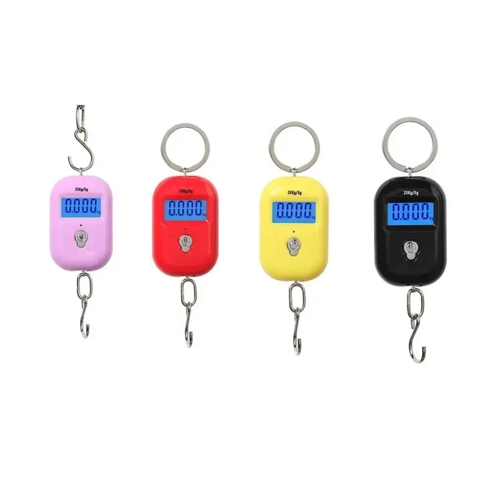 

25Kg Capacity Digital Hanging Scale 5g Precision Backlight Display Electronic Luggage Hook Scale High Accuracy Portable Design