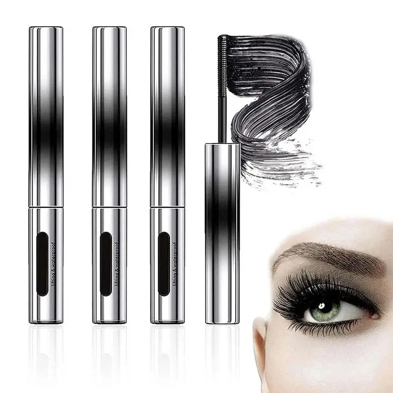 Lifting Mascara Eye Makeup For Women With Metal Shine Long-lasting Thickening And Waterproof Effect For Daily Use  Makeup