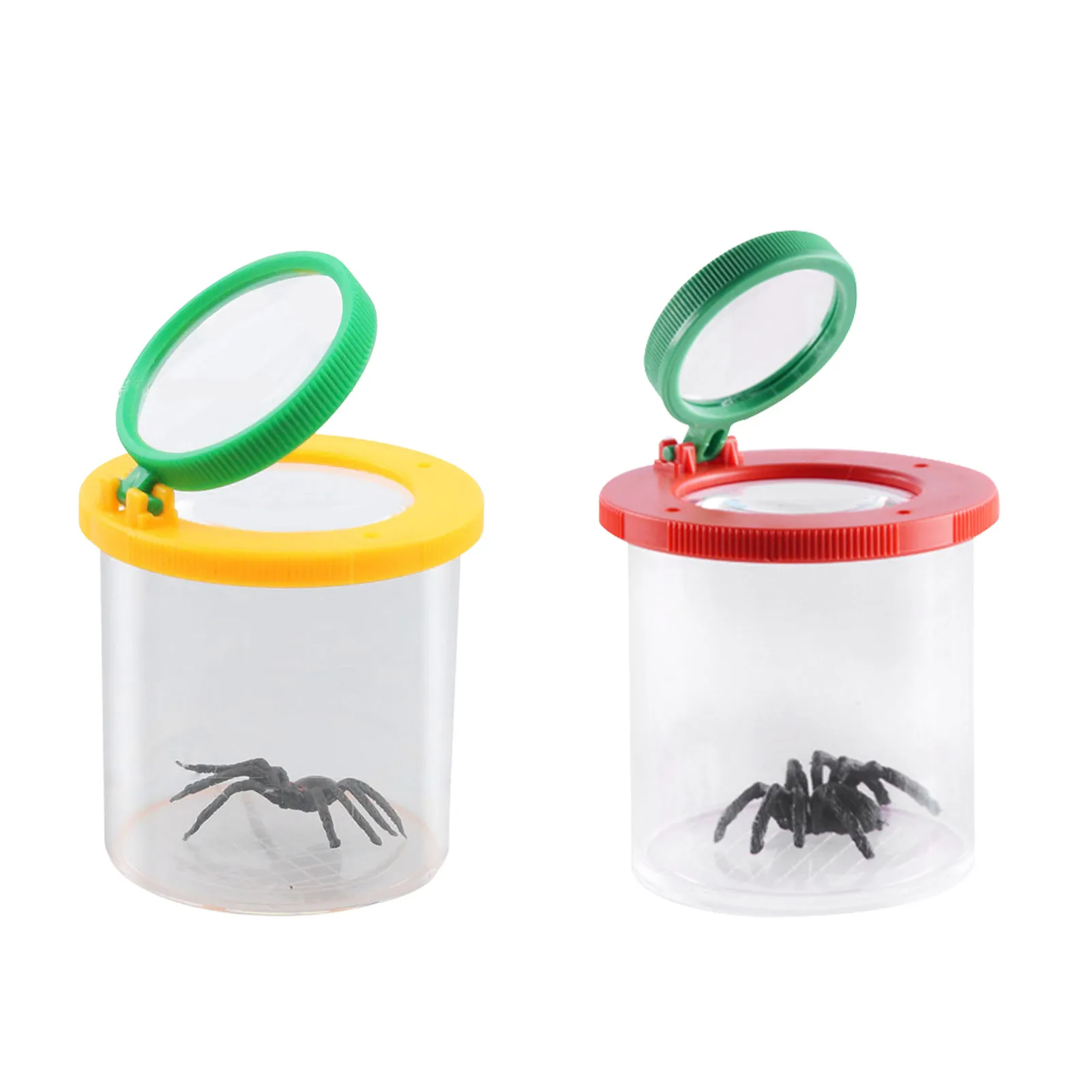 

Portable Handheld Magnifying Glass Children Education Toys Insect Feeding Experimental Observation Box 3X/6X Magnifier