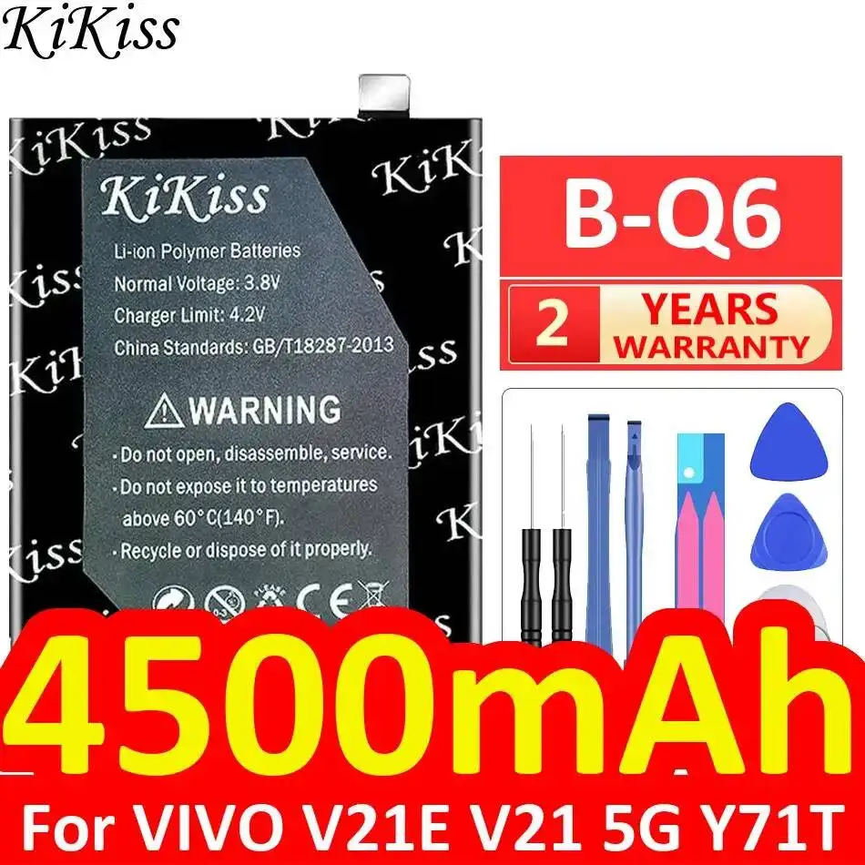 

Для Vivo V21E V21 5G Y71T B-Q6 аккумулятор мобильного телефона 4500 мАч экологически чистый