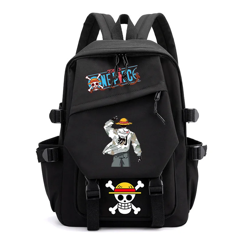 

One Piece Backpack 2025 Anime Luffy School Bag Large Capacity for Students