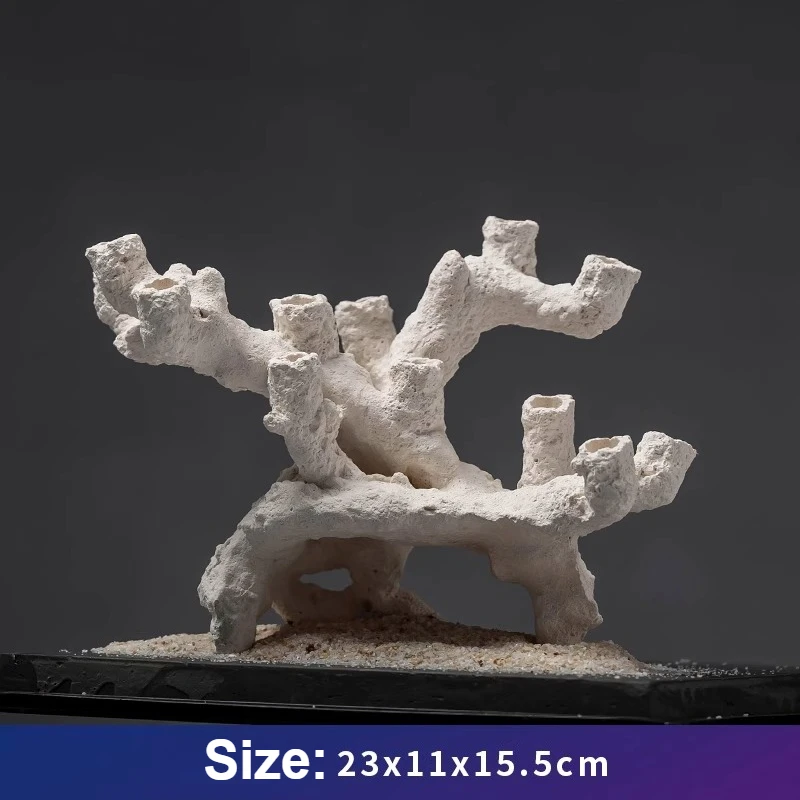 خزان الأسماك المناظر الطبيعية المواد حوض السمك المناظر الطبيعية الحلي شخصية النمذجة حجر نحت الديكور بوسيدون تمثال إله البحر #1