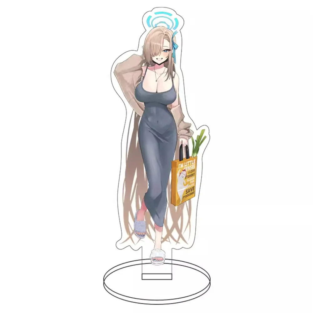 Itinose Asena soporte acrílico archivo azul figura de Anime modelo placa decoración de escritorio figuras de letrero de pie regalos de navidad