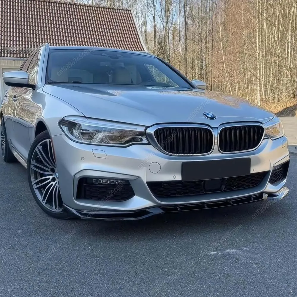

Car Front Bumper Lip Spoiler Splitter Diffuser For BMW 5 Series G30 G31 520i 530i 540i M-Sport Bodykits Tuning Black 2017-2020