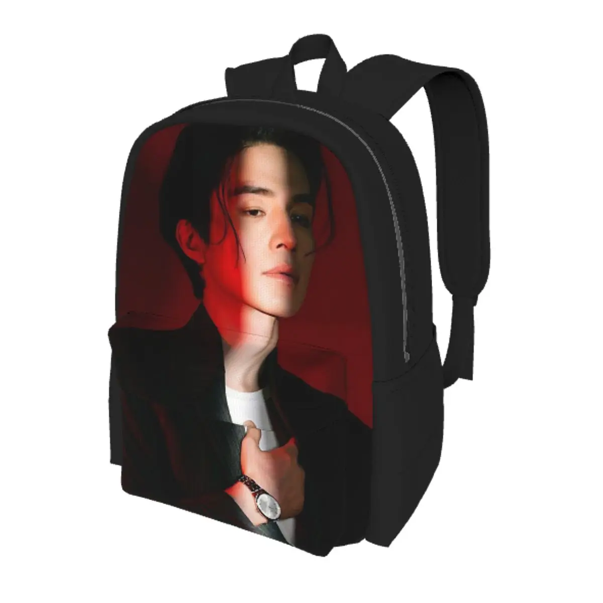 

Lee Dong Wook Student Backpack School Bag Hiking Travel Daypack for Boys Girls Bookbag Shoulder Bags