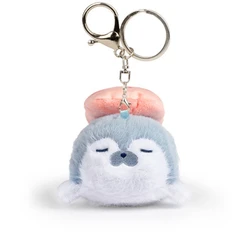 Seal Plush Keychain Toy Sea Otter Soft Kawaii Doll Lifelike Stuffed Marine Life Simulation Seal Ornament Birthday Gift for Woman