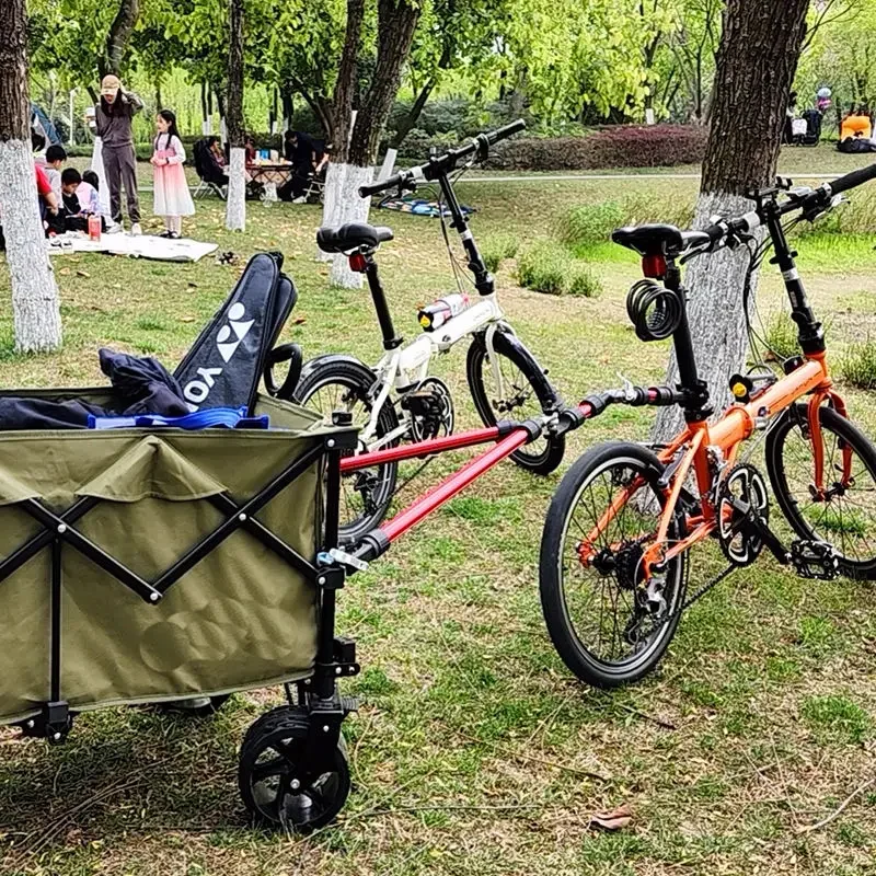 Peça de Conexão do Veículo Elétrico Dobrável Stall Rod Reboque de Bicicleta
