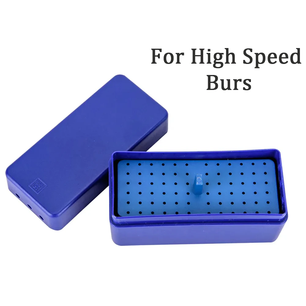 PIORPOY Dental 72 Holes Burs Holder Dentistry Organizers Endo Files Box  Gutta Percha Points Block Autoclavable Odontologia Tool