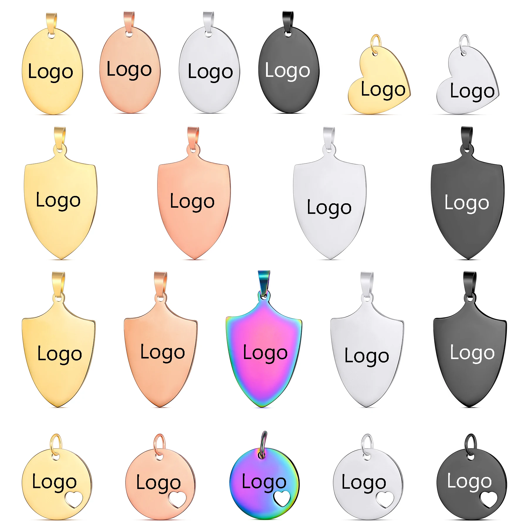 

5Pcs Personalized Engraving Anti-lost Dog ID Tag Identification Customized Pet Name Puppy Collar Dog Cat Bone Tags