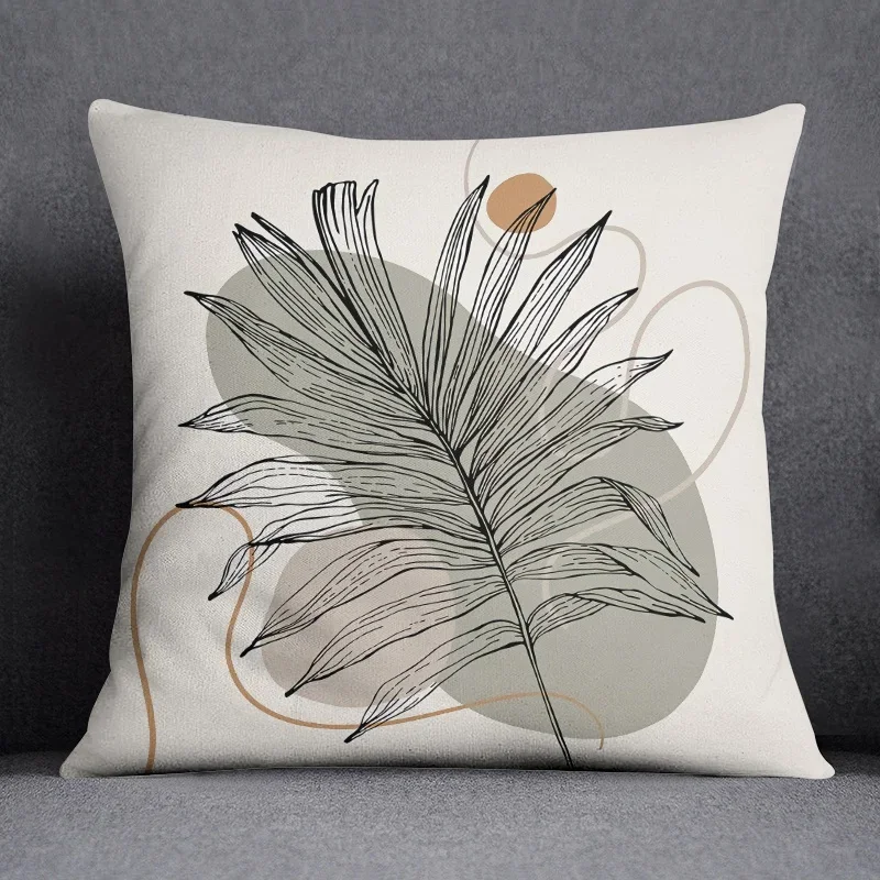 Art Abstract Pillow Decorative Pillow Bedroom Sofa Car Cushion Cover Pillowcase (45cm*45cm)