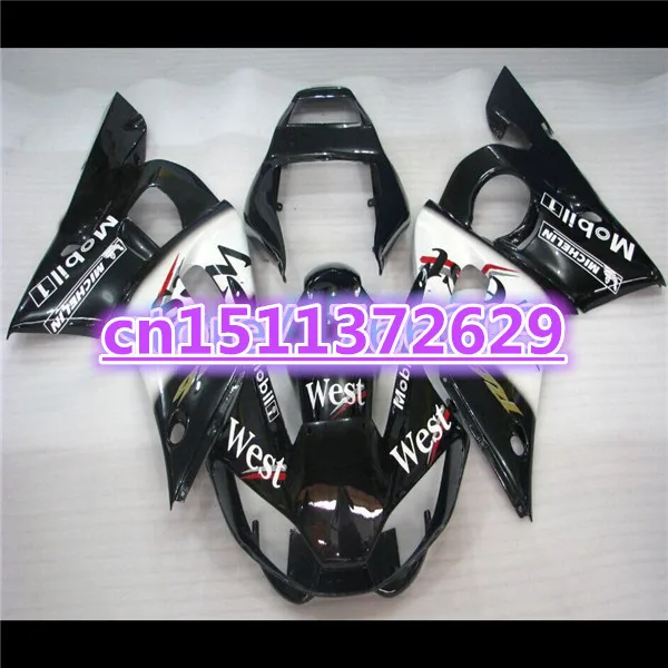 

New Fairings Kit Fit For Yamaha YZF 600 R6 98 99 00 01 02 WEST YZF-R6 1998-2002 ABS Motorcycle Fairing Cowling Nice west custom