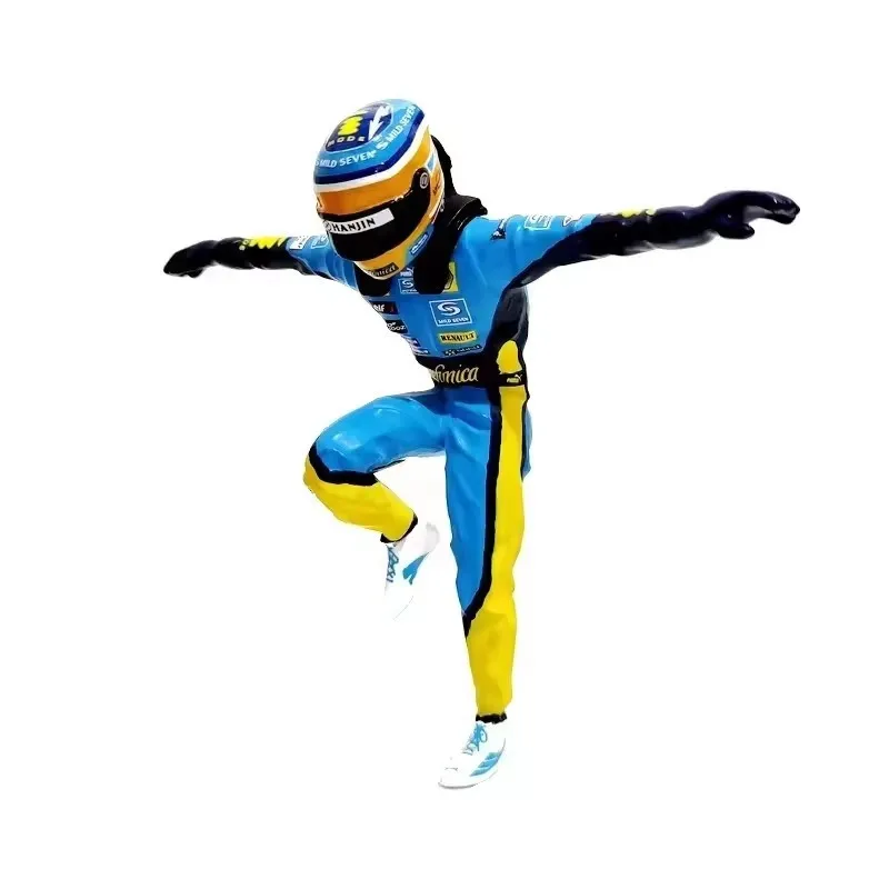 

Новый масштаб 1:18, 1 шт., модель из смолы, аксессуар для сцены, Испания, побеждающий гоночный автомобиль, водитель, гонщик, экшн-фигурки, коллекция, игрушка-дисплей