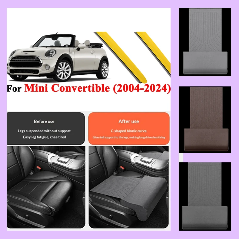 

For Mini One Cooper Hatch Convertible R52 2004-2024 Car Seat Leg Support Extension Mat support pad Seat extension leg pad