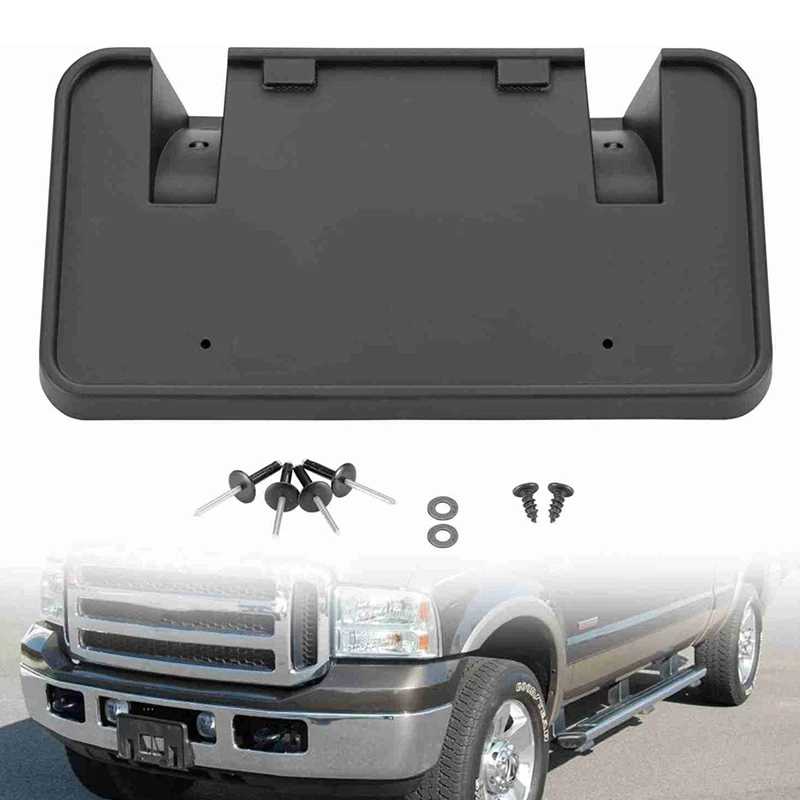 

Car Front License Plate Frame F81Z-17A385-AA For Ford F250 F350 F450 F550 1999-2004 Excursion 2000-2004 Car Accessories