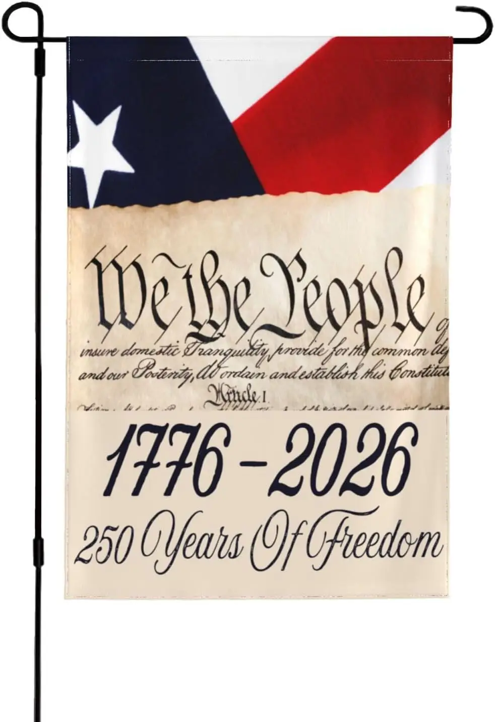 

1776 2026 флаги Америка 250 юбилей США флаг Патриот 12x18 двухсторонний баннер без флагштока CCL